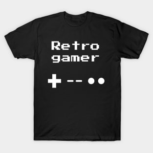 Retro Gamer 8-bit Retro Gaming T-Shirt